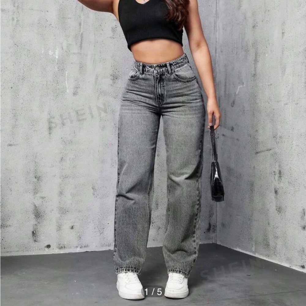 Dark gray jeans